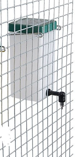 Olba 10 Kaninchentränke 1l, Nippel-Trinkflasche, Nagertränke 1L, Nippeltränke weiß