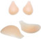 MIILYE Breast Lift up Pasties Nipple Covers Reusable Strapless Invisible Silicone Adhesive Bra (Silicone Bras- B/C Cups) Nude