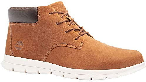 Timberland Graydon Leather Chukka, Stivali Uomo, Marrone ( Medium Brown Nubuck), 45.5 EU