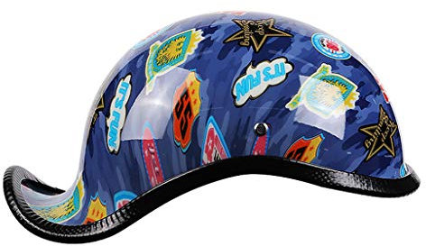 GAOZHE Casco Jet,Aperto retrò Scodella,Adulto Scodella Casco,Casco Scooter,DOT ECE Casco omologato Scooter Unisex Adulti，Adatto per Street Bike Autobike Endurance
