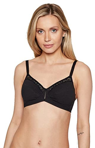 Triumph Cotton Beauty N, Damen, Schwarz, 85D