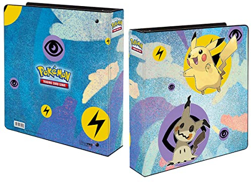Ultra PRO - Pokémon Pikachu & Mimikyu 2” Album Folder for Collectible Trading Cards - 3 Ring Card Folder Perfect for Storing & Protecting Valuable Cards, Pair With Ultra PRO 9-pocket Pages