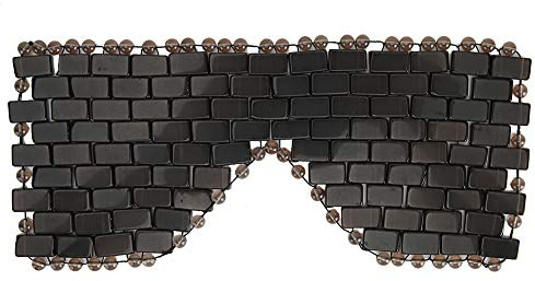 Jadestone Eye Relax Mask, Gesichtsmassagegerät, Schlafpflegegerät, Augenringe Reduzieren, Augenbehandlungstherapie, Augenmassagegerät, Kältetherapie(Obsidian)