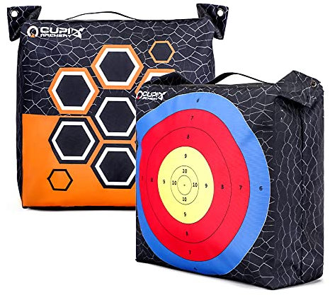 HNZMDY Portable Bogenschießen Ziele Feld Punkt Tasche Ziel Zielscheiben für Bogenschützen Pfeilziele für Compound Bogen Recurve Bogen und Armbrüste Schießen 16 x 16 x 8 (Typ 1)