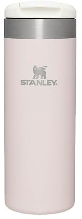 Stanley Aerolight Transit Travel Mug 0.47L - Keeps 6 Hours Hot - 8 Hours Cold - Dishwasher Safe - Leakproof - Car Cup Holder Compatible - Insulated Coffee Cup - Rose Quartz