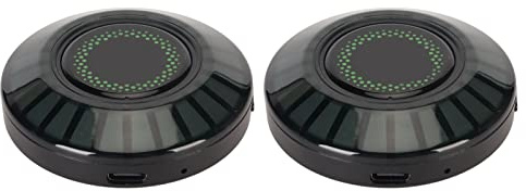 ZJchao 2 Stück RGB-Disco-Lichter, 2 Stück RGB-Pickup-Umgebungslampe, 32 Bit, Farbwechsel, App-Steuerung, Magnetische Musik, LED-Rhythmus-Licht für Auto und Zuhause