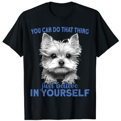 Teacup Yorkie Carrier Plush Food Yorkshire Terrier Teacup T-Shirt