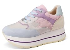 QUEEN HELENA - Zapatillas de plataforma altas, casual, para mujer X32-32, 41 EU