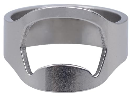 Anillo abrebotellas de acero inoxidable, abrebotellas de cerveza, abridor de anillos de cocina, abridor de latas, herramienta de bar de cerveza para hombres y mujeres, utensilios de cocina