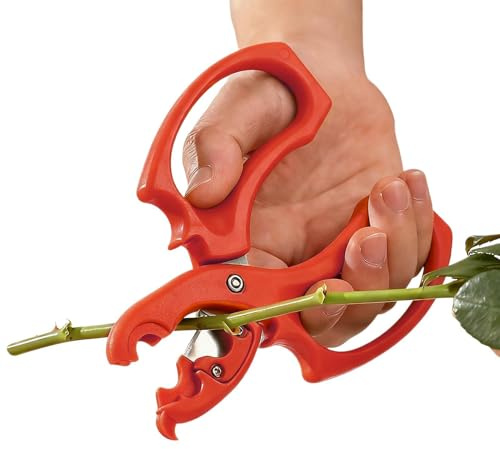 Tijeras de Podar para Flores 2 en 1 Quitador de Espinas