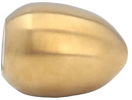 FTVOGUE Coctelera de Huevos Coctelera de Canela de Acero Inoxidable con Forma de Huevo, 5,5 Cm X 7, Cm, Dispensador de Condimentos para Cafetería, Cocina, Uso en Mesa para Hornear (GOLD)