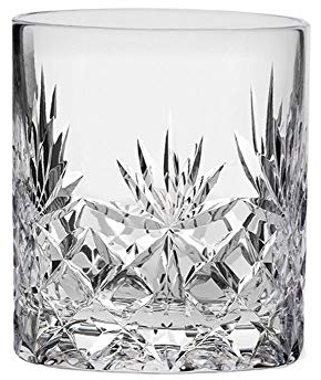 Royal Scot Crystal Hand Cut Crystal Kintyre Tot Shot Glass Double Shot 4oz | Scottish Dram Whisky Glass