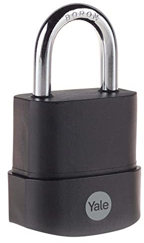 Yale - Y227B/45/122/1 Maximum Security 45mm Protector Weatherproof Padlock - Open Boron Shackle - 3 Keys