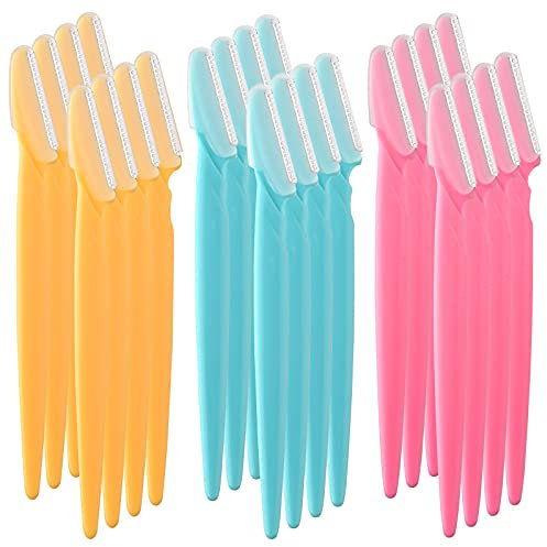 ASTARON 60 pezzi Rasoio per sopracciglia per donne e uomini Depilazione viso, formato portatile (60 Pcs)