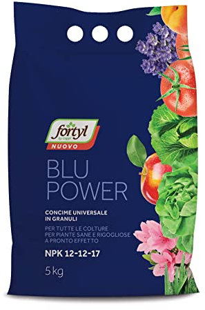 Copyr | Fortyl blue power sacco 5 kg. Concime universale in granuli. NPK 12-12-17.