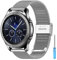 Th-some Correa para Samsung Galaxy Watch 3 45mm, 22MM Metal Acero Inoxidable Pulsera de Reemplazo para Samsung Galaxy Watch 46mm, Pulseras de Repuesto per Samsung Gear S3 Classic/Frontier