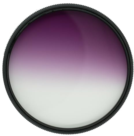 Pro Glass 72mm HD MC - Filtro graduato viola per Tamron SP 35 mm f/1.4 Di USD per Nikon F (AFF045N-700), filtro magenta da 72 mm, filtro viola graduato 72