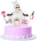 Kawailay 15 decorazioni per cupcake a tema cosmetici, per torte, per feste di compleanno, per addio al nubilato, spa, saloni, feste di compleanno per ragazze, stile 3