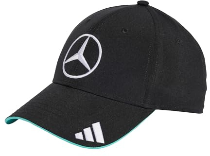 adidas Unisex Mercedes - AMG Petronas Formula ONE Team Driver Cap, Black/White, M