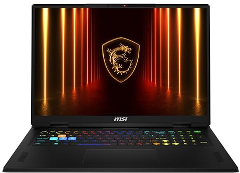 MSI Vector A18 HX 18 240Hz QHD+ Ordenador portátil para Juegos: AMD Ryzen 9-9955HX, NVIDIA Geforce RTX 5070Ti, 32 GB DDR5, 2 TB NVMe SSD, Type C, Wi-Fi 7, Win 11 Pro: Cosmo Gray A9WHG-074US