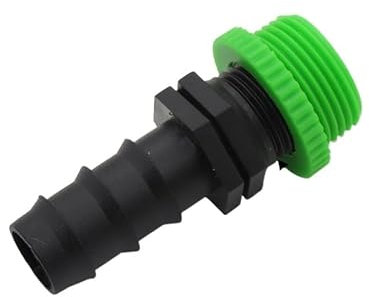 2PCS Barb Connector To 1/2'' Male Thread Convert To 3/4'' Male Adapter Hose Tubing Garden Irrigation Adaptors(A)