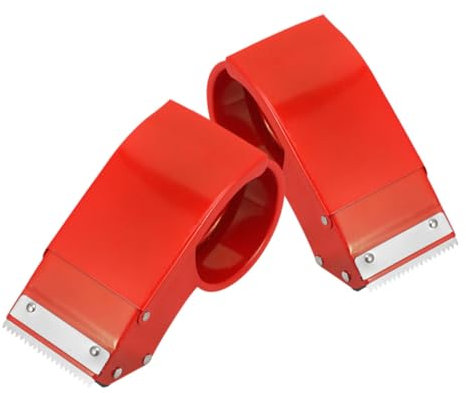 Homoyoyo 2stücke Metall-klebebandspender Schnellklebebandschneider Für Lagerlogistik Tragbares Desktop-verpackungswerkzeug Robust Für Versand Und Lagerung