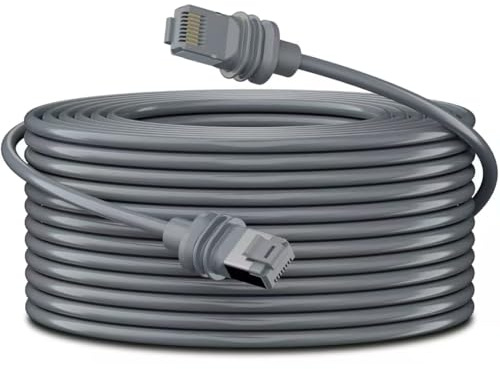 Elfcam - Cavo Starlink Gen 3 da 35 m, cavo Ethernet Cat6 da 26 AWG per ambienti esterni e interni, prolunga cavo Starlink Gen 3/Mini, 35 metri