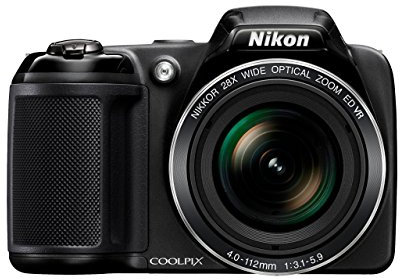 Nikon Coolpix L340 Bridge Camera - Black (20 MP, 28x Optical Zoom) 3-Inch LCD (Renewed)