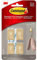 Command Small Metallic Hook, Gold Colour - 4 Hooks, 5 Adhesive Strips - Indoor use - Damage Free Hanging