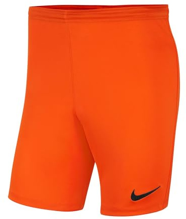 Nike M NK Dry Park III Short Nb K - Pantalones Cortos de Deporte, Hombre, Naranja (Safety Orange/ Black), L