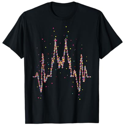 Herzschlag Puls Kölner Dom Fasching Karneval Konfetti Kostüm T-Shirt