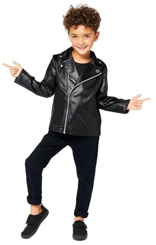 (PKT) (Fix 6/6) (9909335) Child Boys T-Birds Jacket (6-8yr) - Grease Movie