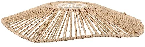 OSALADI Paralume In Rattan Paralume In Rattan Intrecciato Corda In Intrecciato Per Lampadario Retrò Per Soggiorno Camera Letto Cucina