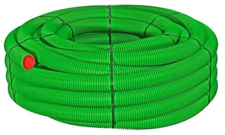 Kunststoff-Flexrohr Lüftungsrohr 75 mm 50 m antistatisch/antibakteriell