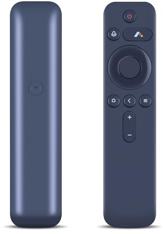 GOUYESHO Neue RC605 Sprachfernbedienung für WEMAX Xiaomi FENGMI MI Projektor – Schwarz
