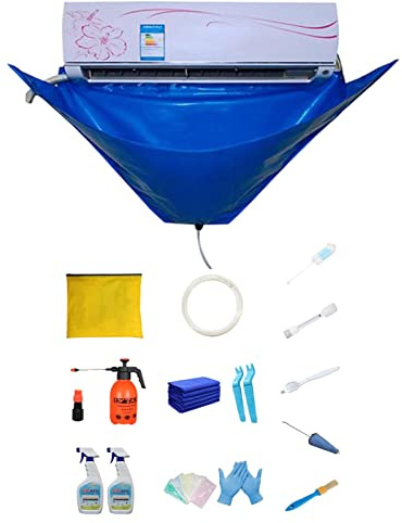 Limpieza Aire Acondicionado Split,Kits De Limpieza De Aire Acondicionado Dividido,Bolsa De Servicio De Aire Acondicionado Impermeable, Cubierta De Limpieza Para Aire Acondicionado De 1 1.5P