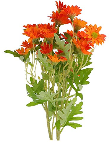 RORPOIR 2stücke STK Seiden- Künstliche Blumen Dekoration Kunstblumen Für Wohnzimmer Schlafzimmer Hochzeit Büro Schreibtisch Blumenschmuck Blumenstraußdekoration