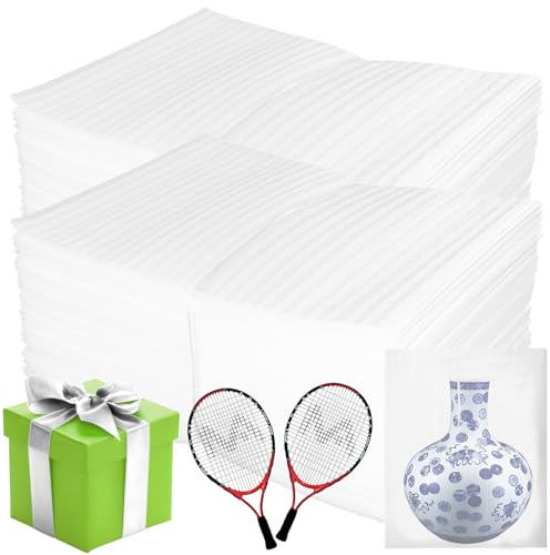 100 Stück Schaumstoffbeutel zum Verpacken von Zubehör und zerbrechlichen Gegenständen, Schaumstoffbeutel, Verpackung von Geschirr, Versand, Küchenumzugsbedarf und Lagerung. (30,5 x 40,6 x 0,02 cm)