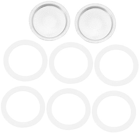 DECHOUS Guarnizione Per Macchina Da Caffè 8 Pezzi Set in Silicone Per Filtraggio Pulizia Senza Sforzo