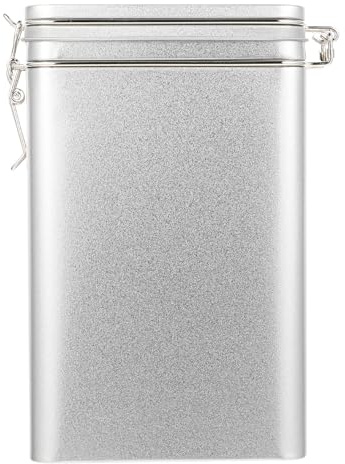 SOIMISS Kaffee Kaffeedose Luftdicht Kaffeebohnen Behälter: silberfarben 500Ml Kaffeedose Luftdicht 1kg Bohnen Vorratsbehälter Blechdose mit Deckel Küche Camping Haushalt Tischdeko für Haushalt
