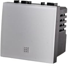 Termostato Connesso WIFI Da Incasso, Compatibile Con Bticino Living, Occupa 2 Moduli, Colore Bianco, Per Caldaia Boiler,APP TUYA Touchscreen