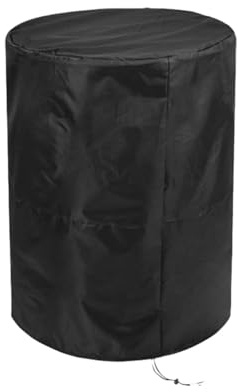 Generisch Regentonne Abdeckung Wasserdicht, Oxford Vollständige Abdeckplane, Geeignet FÜR Regentonne Schmal, Regenfass, Weinfass, Winddicht, Winterfest, Wetterfest, UV-Beständiges (62,5x103cm)