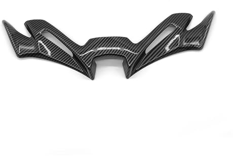 DTYBJN Anti Collisione Accessori Adatto per Yamaha YZF R3 R25 2019-2023 YZF-R25 YZF-R3 Kit alettone aerodinamico per Motocicletta Naked Spoiler Anteriore Winglet Spoiler Anteriore(Carbon Fiber Look)
