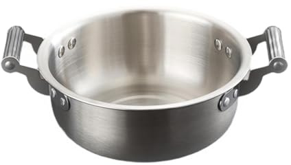 Baoblaze Korean Ramen Pot,Kitchen Cookware,Fast Heating Stainless Steel Double Ear Household Multipurpose Instant Noodle Pot,Stockpot, 22cm