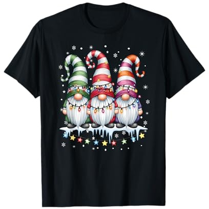 Chemise De Noël Drôle De GNOME Fête De Noël T-Shirt