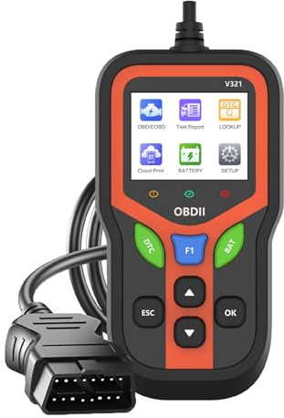JUZELY Obd2 Auto Diagnostica per Smart 453 451 Forfour Fortwo, Cancellazione Spia Motore,Solo cancellazione e diagnosi Codici Errore; Nessuna riprogrammazione