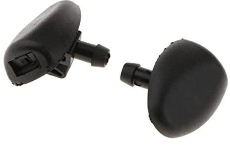 B Baosity 2pcs Gicleur d'essuie-Glace Buse de Pulvérisation d'eau de Lave-Glace pour Peugeot 407