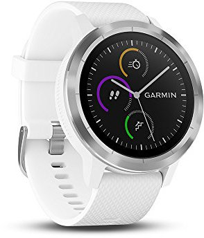 Garmin Vivoactive 3 GPS Smartwatch with Built-In Sports Apps and Wrist Heart Rate, White (Renewed)