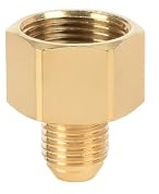 Pressure Washer Connector, 22mm Female to 14mm Male, High Pressure Washer Adapter, Brass Screw Water Pipe Hose Connetor Fitting