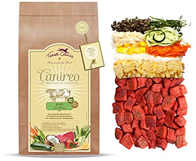 Terra Canis Rind, Gemüse, Obst & Kokosmehl - Canireo Trockenfutter, 5kg I Premium Hundefutter in 100% Lebensmittelqualität Aller Rohstoffe I 64% Frischfleisch, Getreide- & glutenfrei